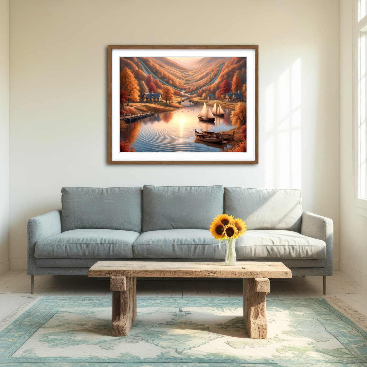 AUTO-MOCKUP ROOM | Autumn Voyage Wall Art