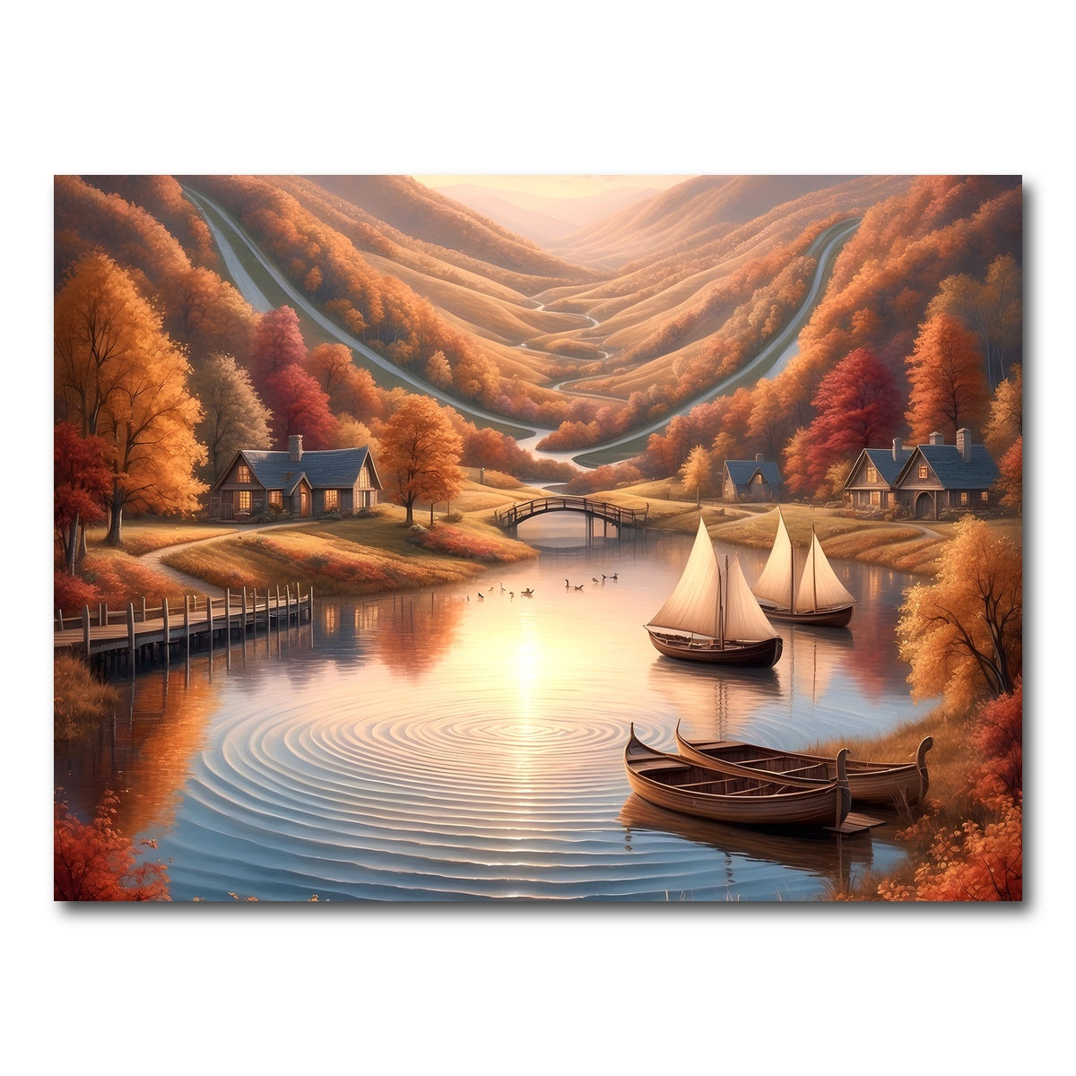 AUTO-MOCKUP WHITE | Autumn Voyage | 1 Piece | Gallery Wrap Canvas | group=4x3