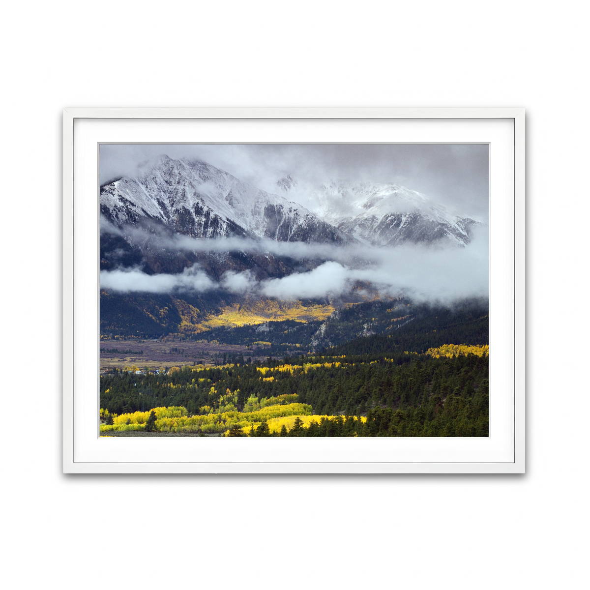 Framed Print 4x3 White