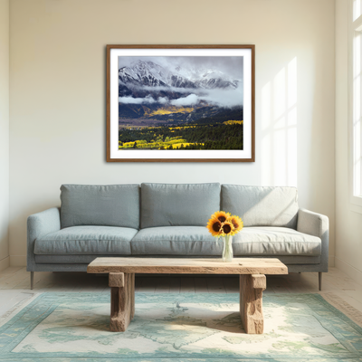 AUTO-MOCKUP ROOM | Autumn in the Collegiates Wall Art