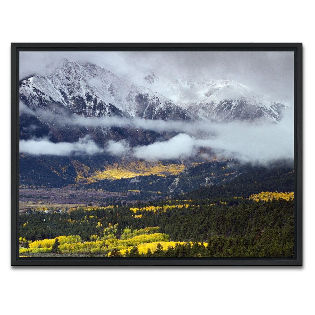 AUTO-MOCKUP WHITE | Autumn in the Collegiates | 1 Piece | Black Framed Canvas | group=4x3