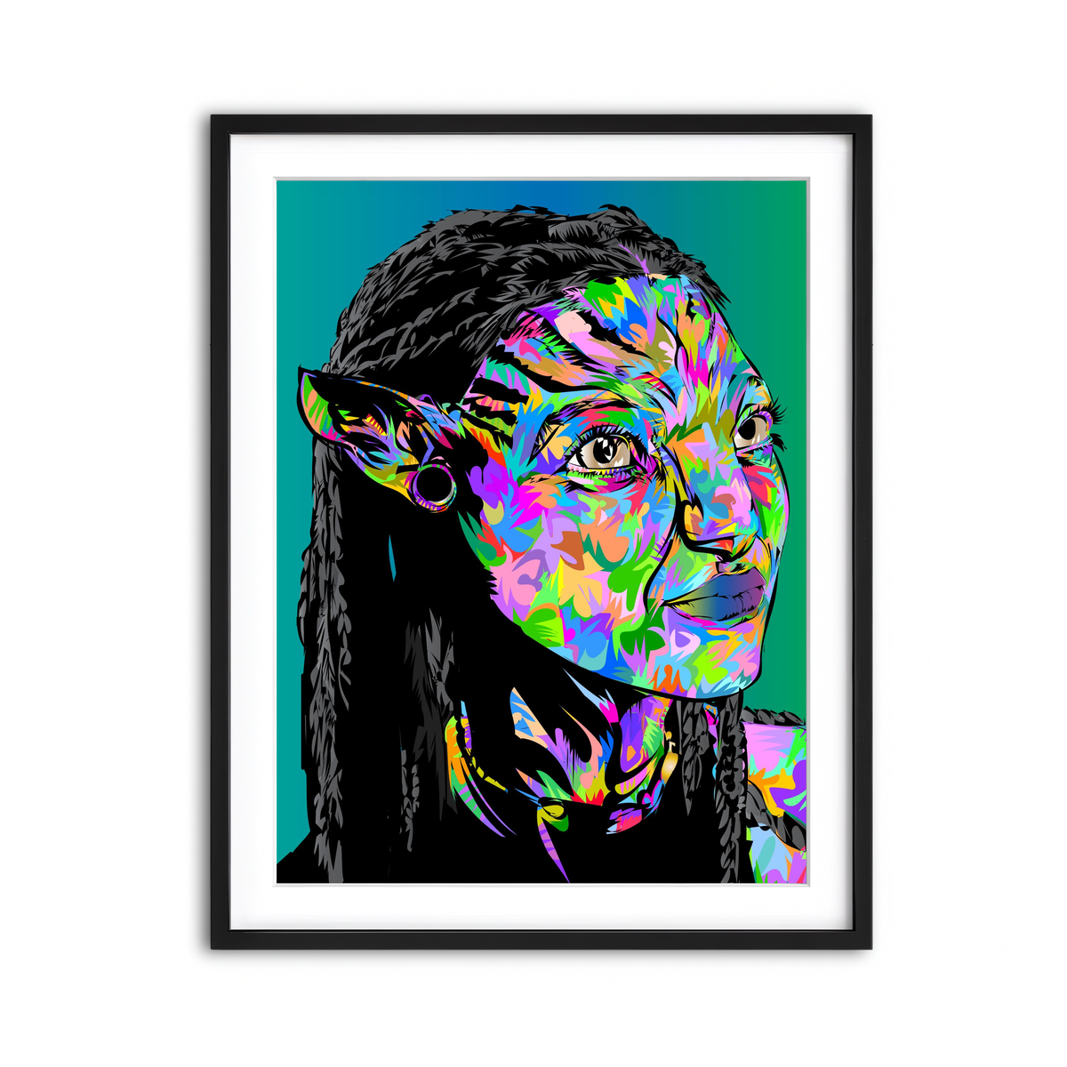 Framed Print 3x4 Black