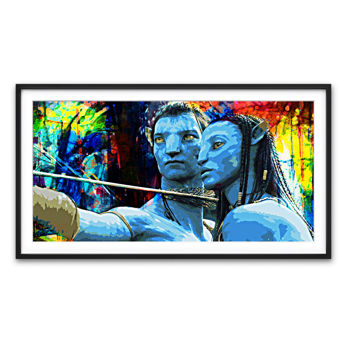 Framed Print 2x1 Black