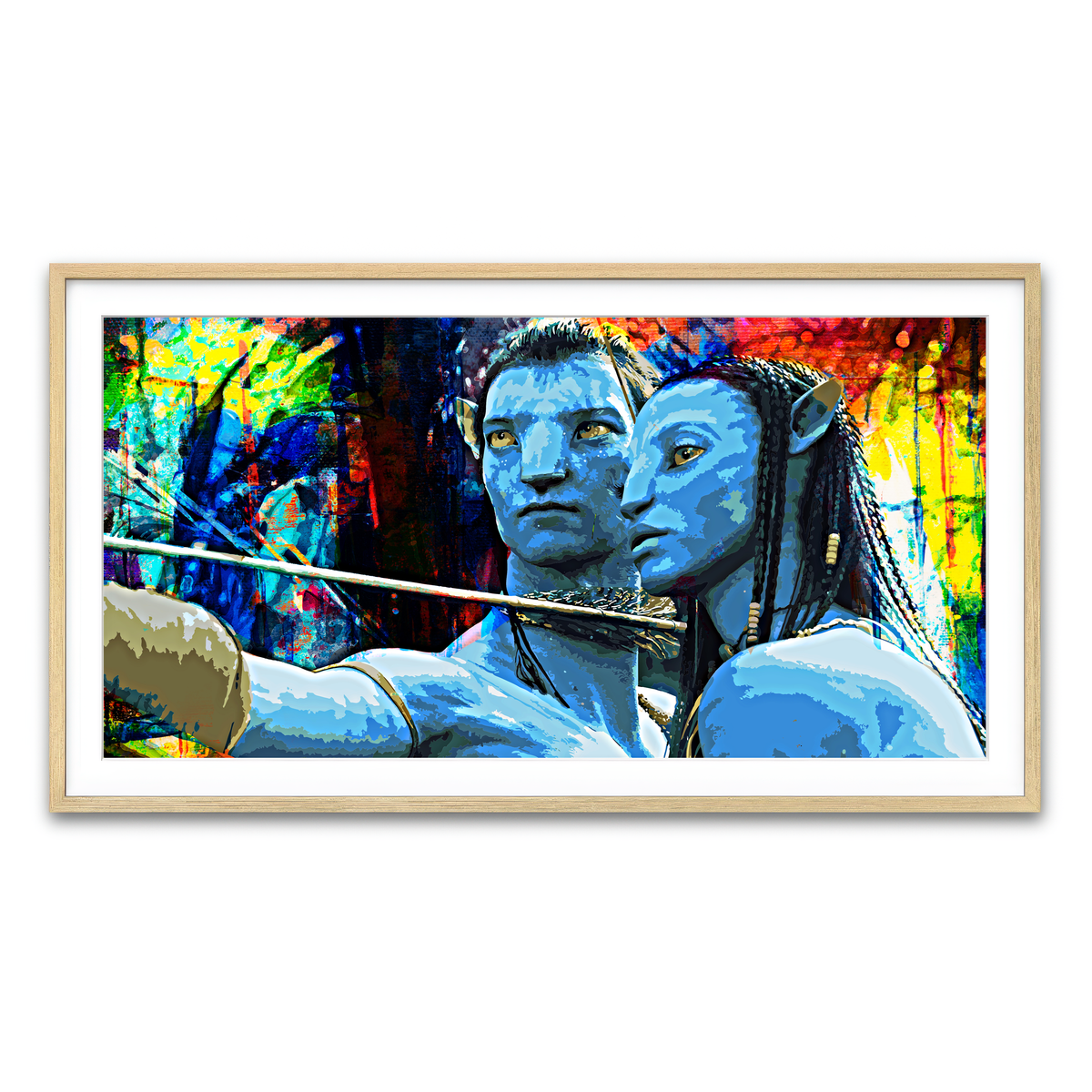 Framed Print 2x1 Natural