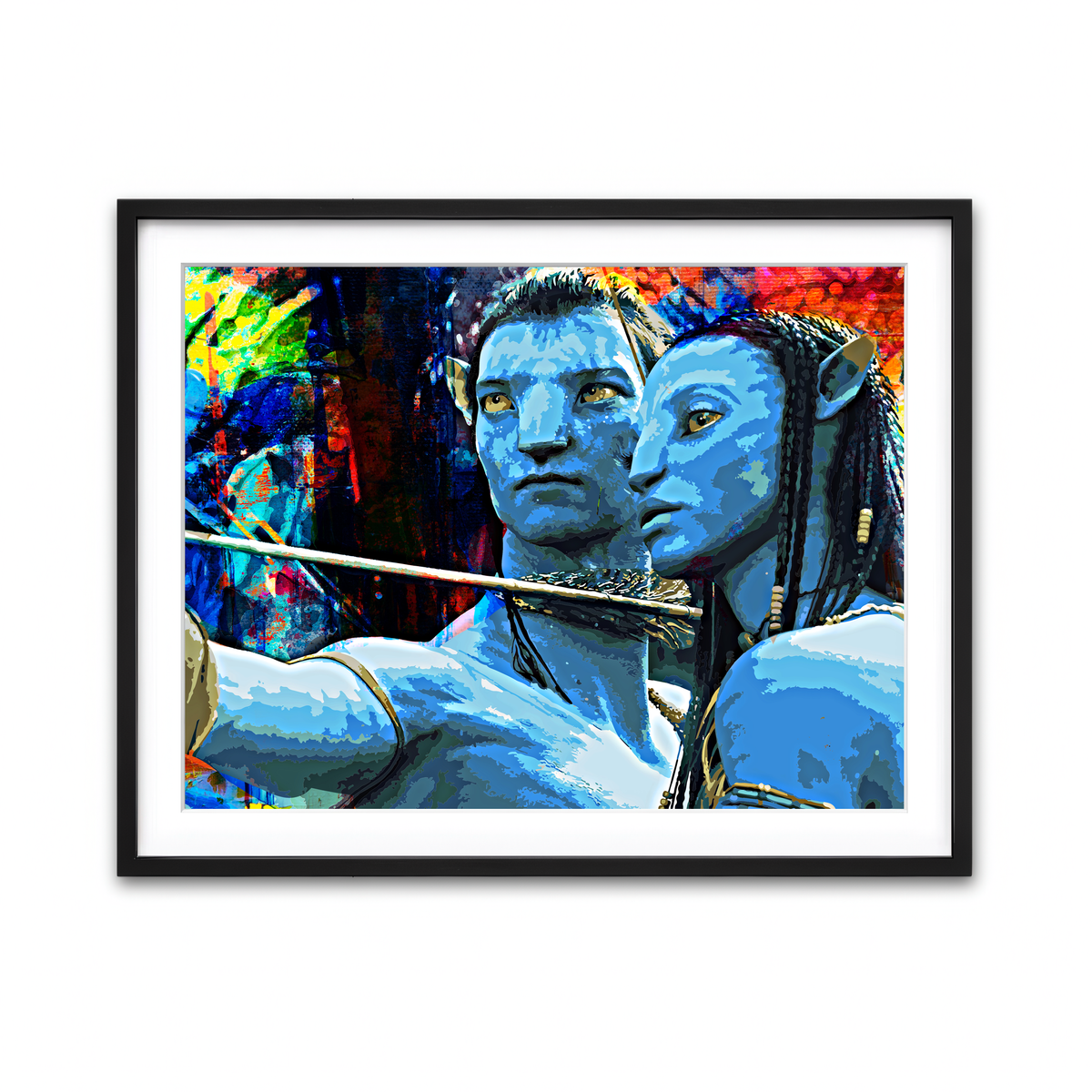 Framed Print 4x3 Black