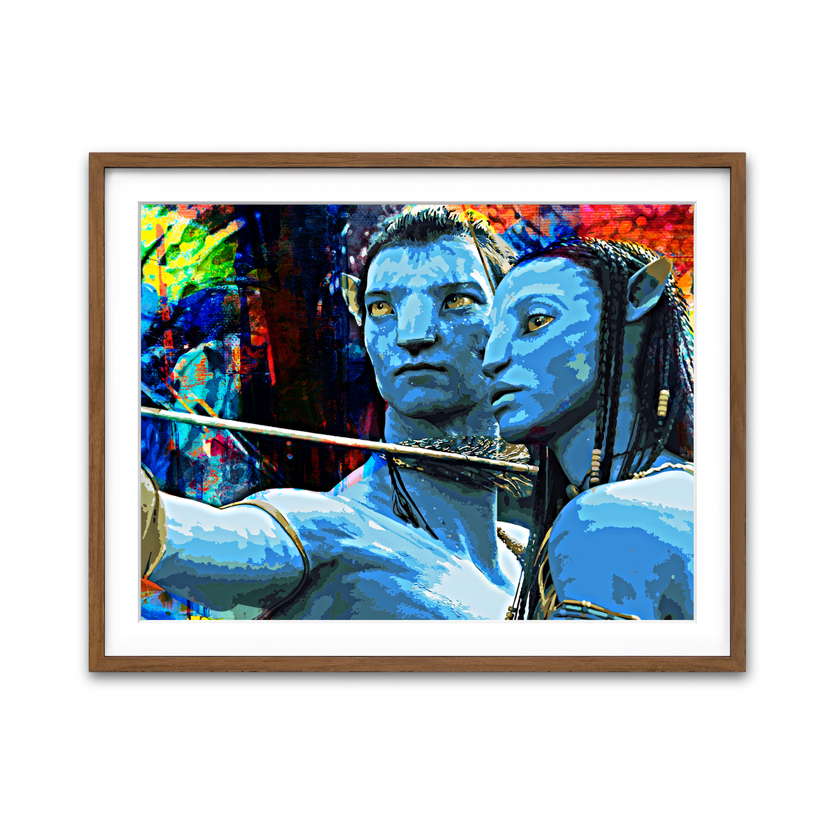 Framed Print 4x3 Walnut