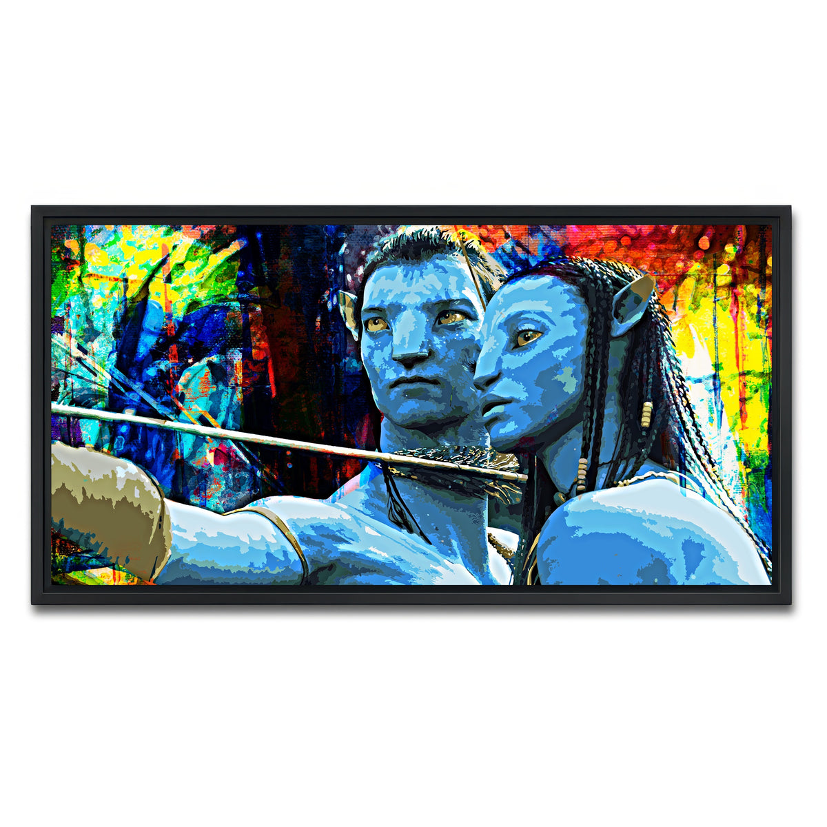 AUTO-MOCKUP WHITE | Avatar | 1 Piece | Black Framed Canvas | group=2x1