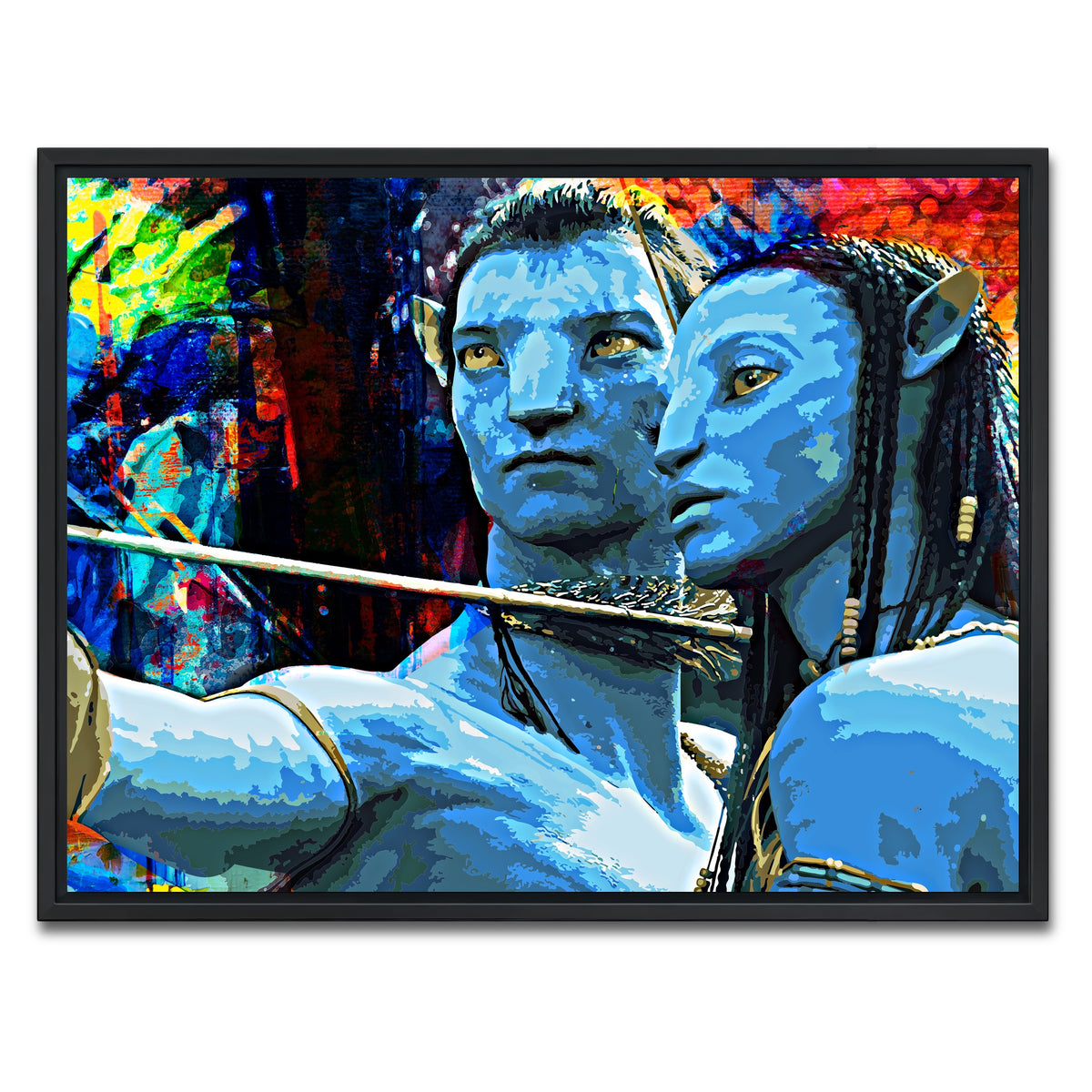 AUTO-MOCKUP WHITE | Avatar | 1 Piece | Black Framed Canvas | group=4x3