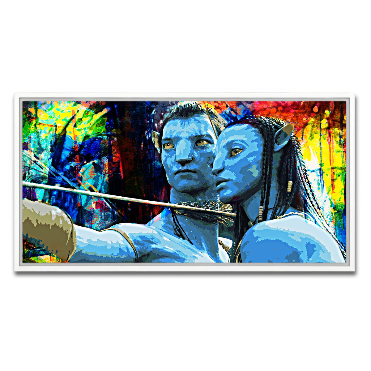 AUTO-MOCKUP WHITE | Avatar | 1 Piece | White Framed Canvas | group=2x1