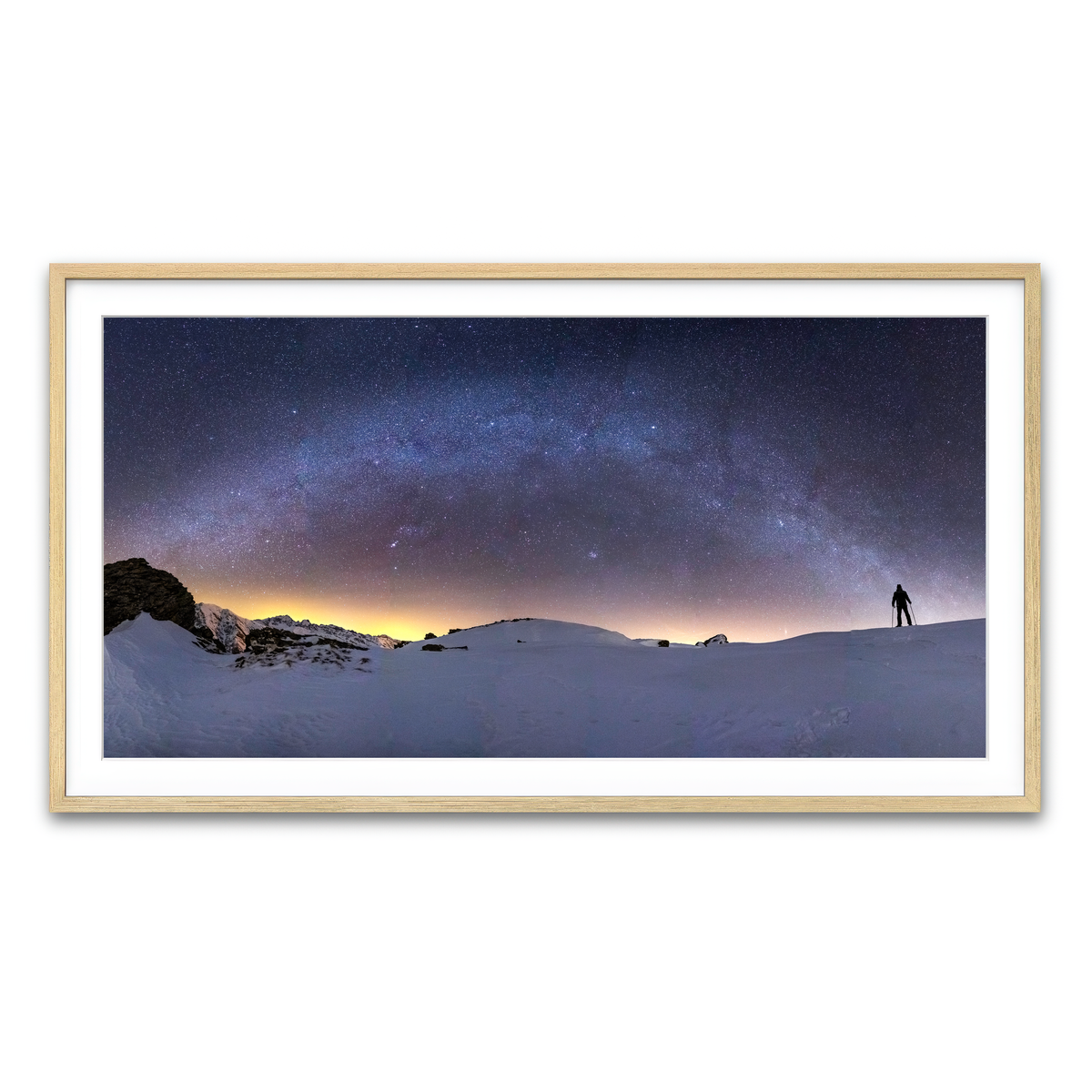 Framed Print 2x1 Natural