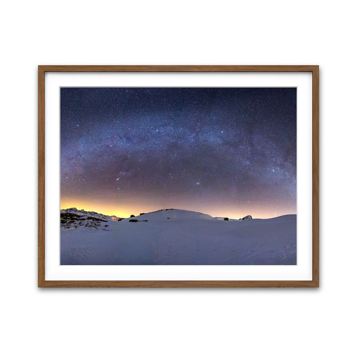 Framed Print 4x3 Walnut