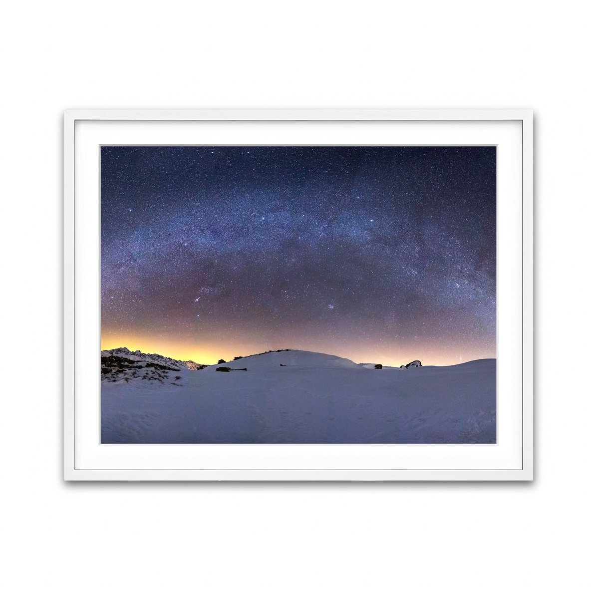 Framed Print 4x3 White