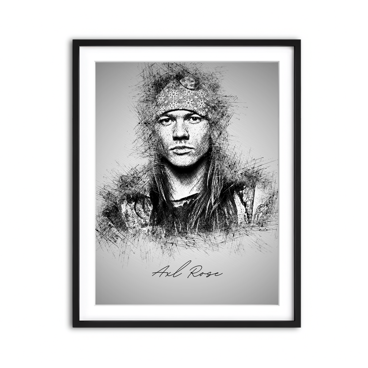 Framed Print 3x4 Black