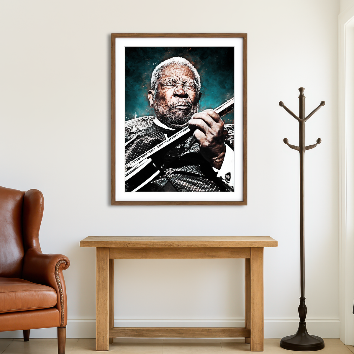 AUTO-MOCKUP ROOM | B.B. King Wall Art