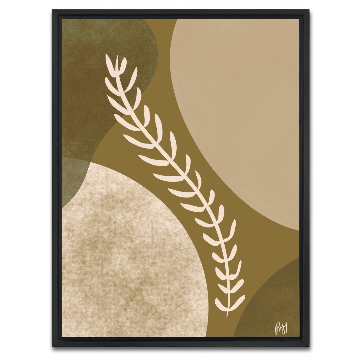 AUTO-MOCKUP WHITE | BACK TO EARTH | 1 Piece | Black Framed Canvas | group=3x4