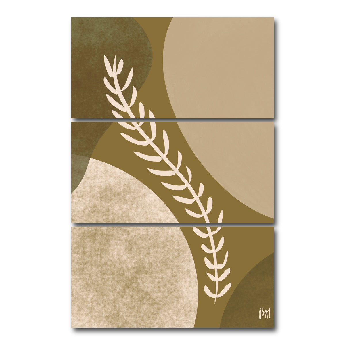 AUTO-MOCKUP WHITE | BACK TO EARTH | 3 Piece | Gallery Wrap Canvas | group=12x24_stacked