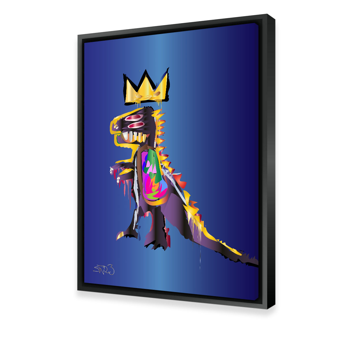 Basquiat Dinosaur Wall Art