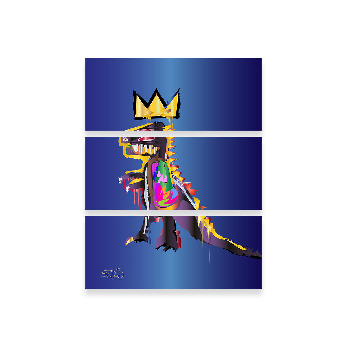 Basquiat Dinosaur Wall Art