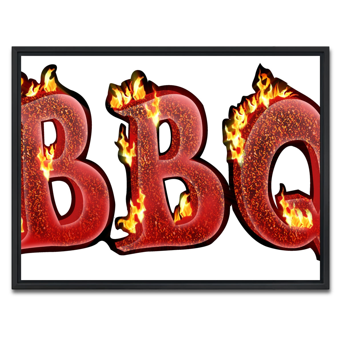 AUTO-MOCKUP WHITE | BBQ | 1 Piece | Black Framed Canvas | group=4x3