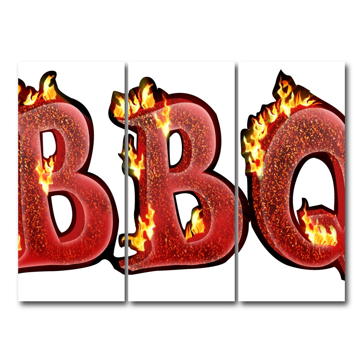 AUTO-MOCKUP WHITE | BBQ | 3 Piece | Gallery Wrap Canvas | group=8x18