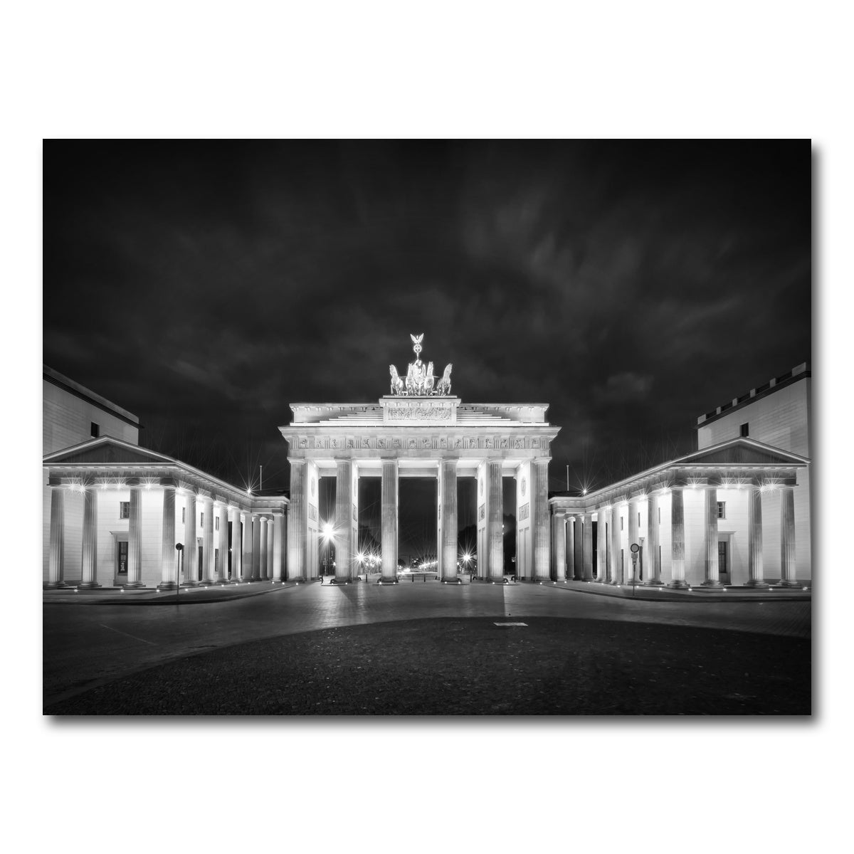 AUTO-MOCKUP WHITE | BERLIN Brandenburg Gate | 1 Piece | Gallery Wrap Canvas | group=4x3