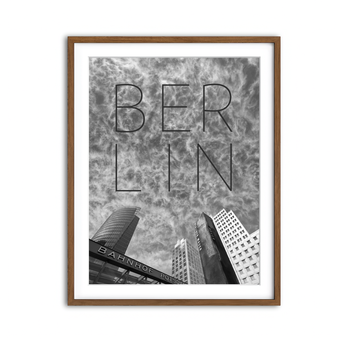 Framed Print 3x4 Walnut