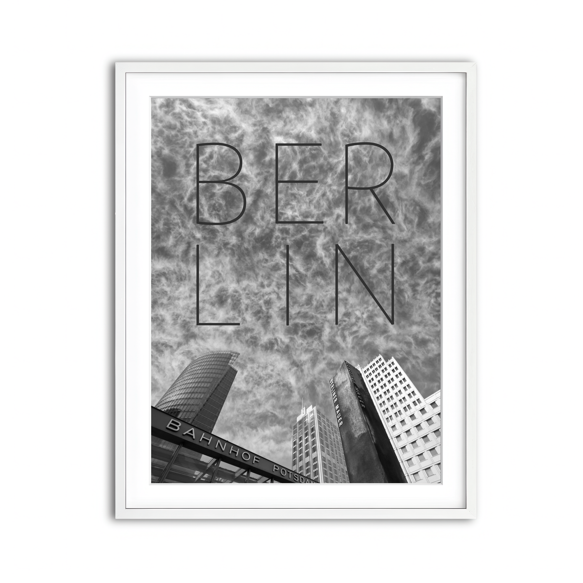 Framed Print 3x4 White