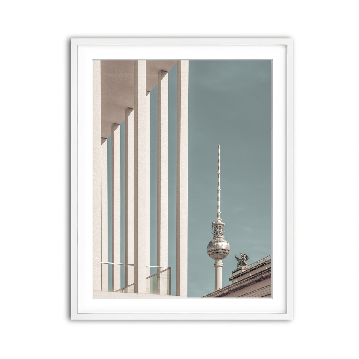Framed Print 3x4 White