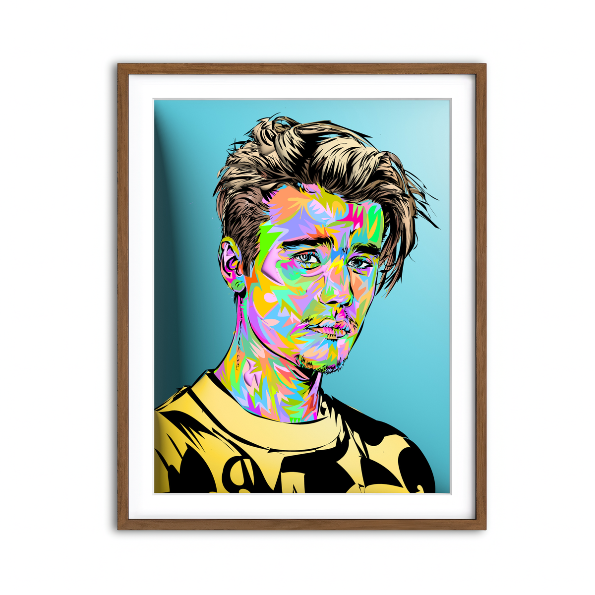 Framed Print 3x4 Walnut