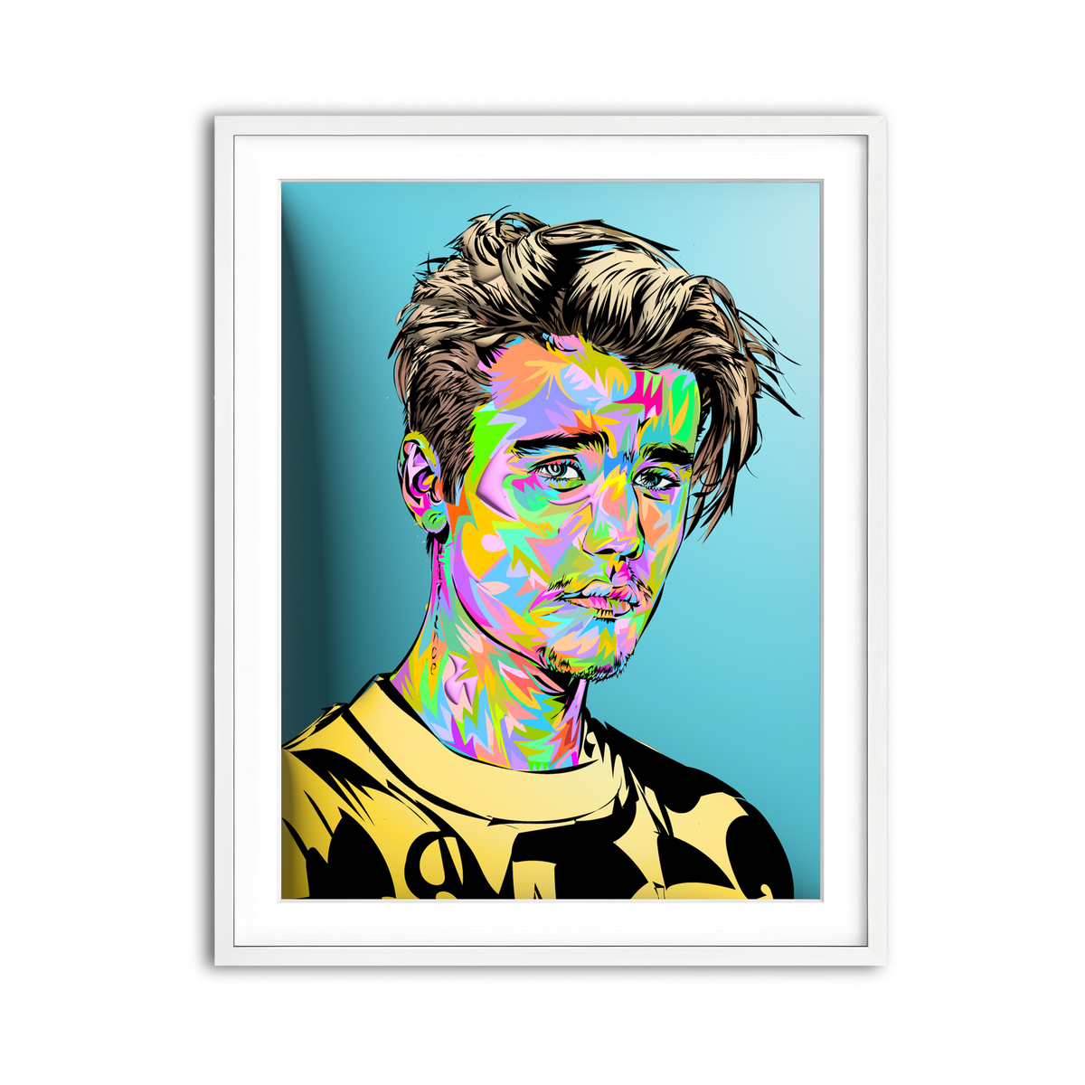 Framed Print 3x4 White