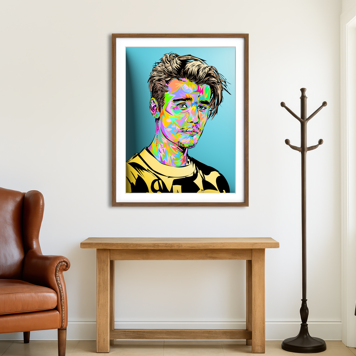 AUTO-MOCKUP ROOM | BIEBER Color Wall Art