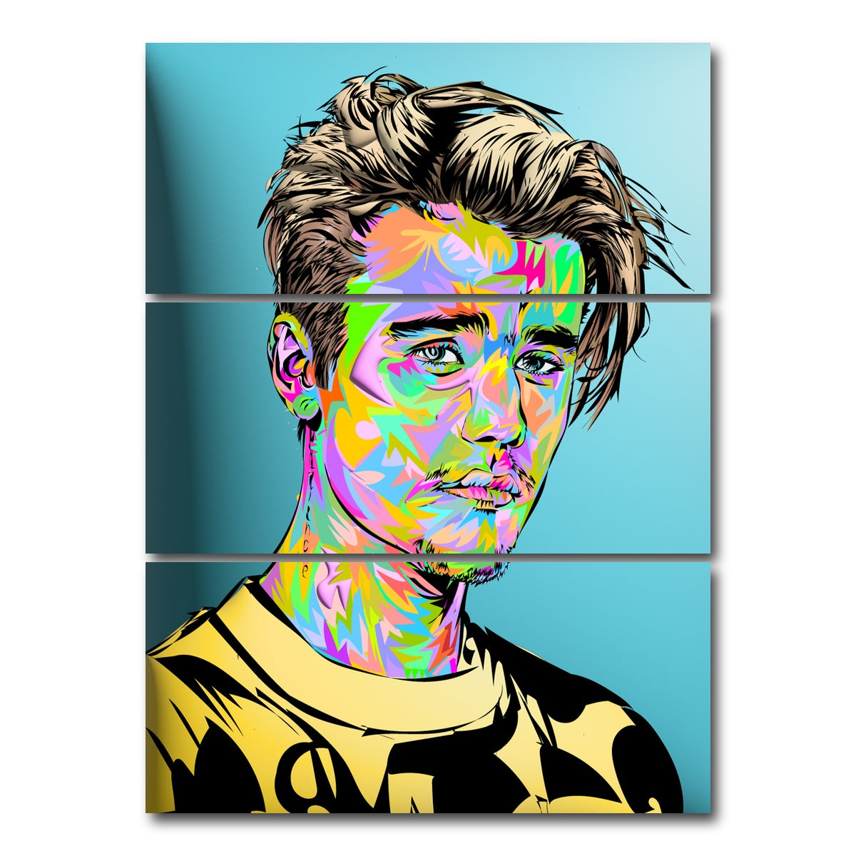 AUTO-MOCKUP WHITE | BIEBER Color | 3 Piece | Gallery Wrap Canvas | group=8x18_stacked