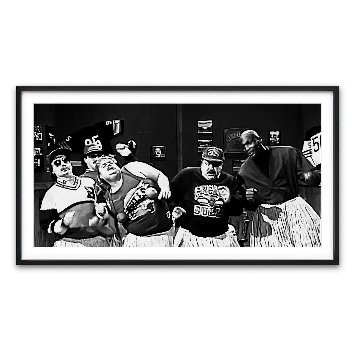 Framed Print 2x1 Black