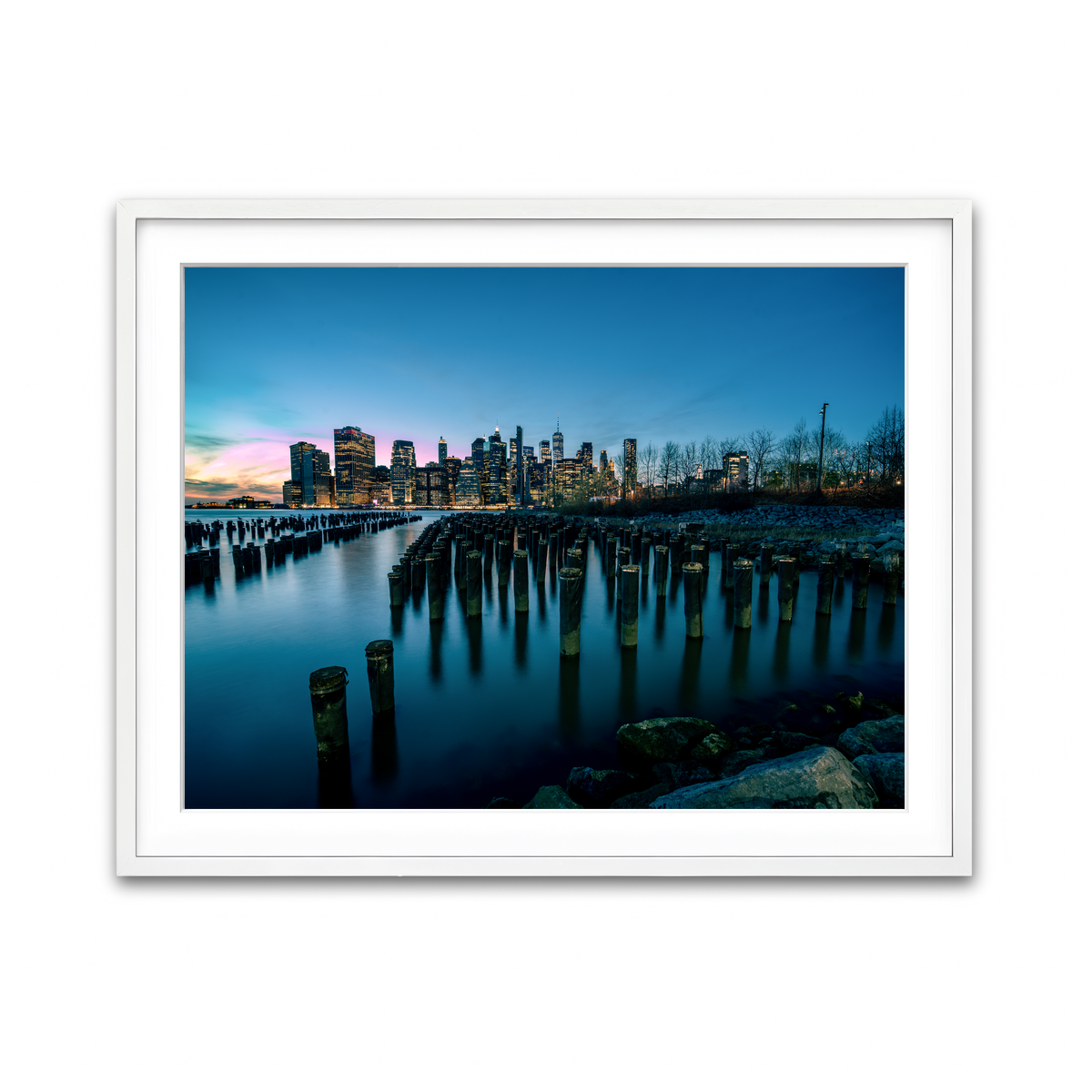 Framed Print 4x3 White