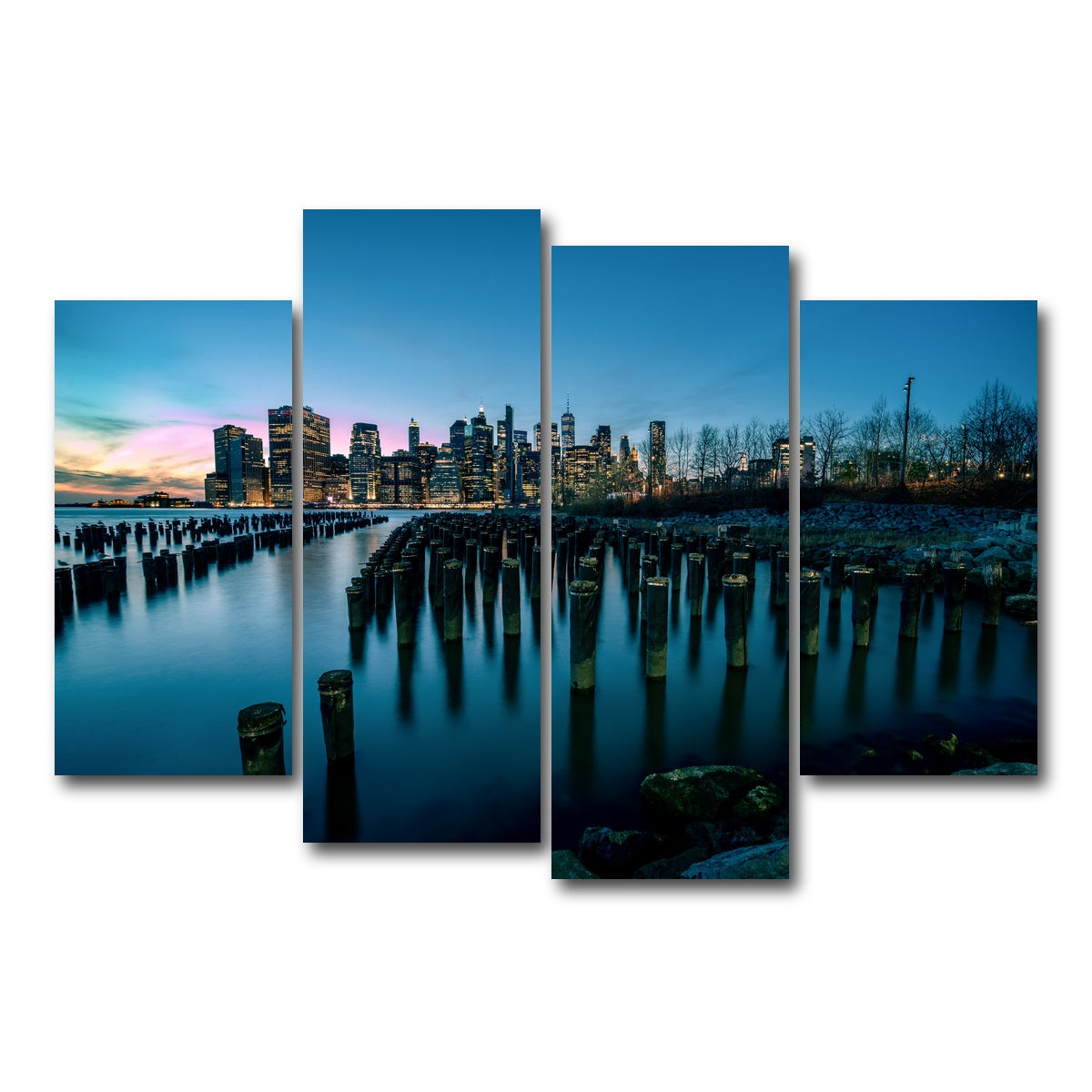 AUTO-MOCKUP WHITE | BK Pier | 4 Piece | Gallery Wrap Canvas | group=4_short