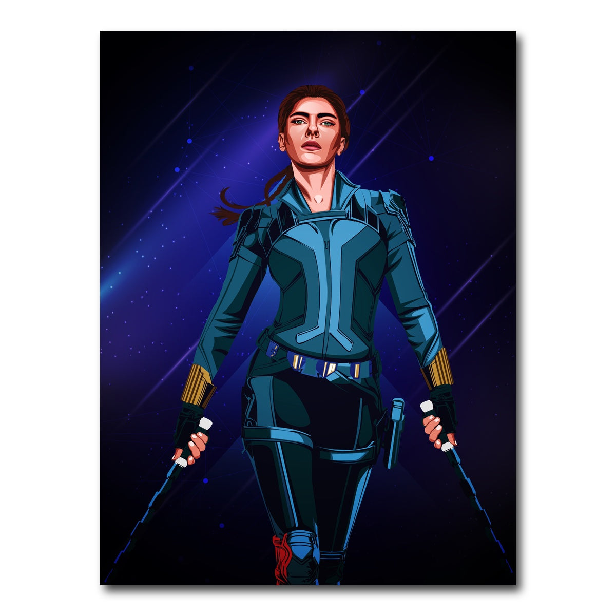 AUTO-MOCKUP WHITE | BLACK WIDOW | 1 Piece | Gallery Wrap Canvas | group=3x4