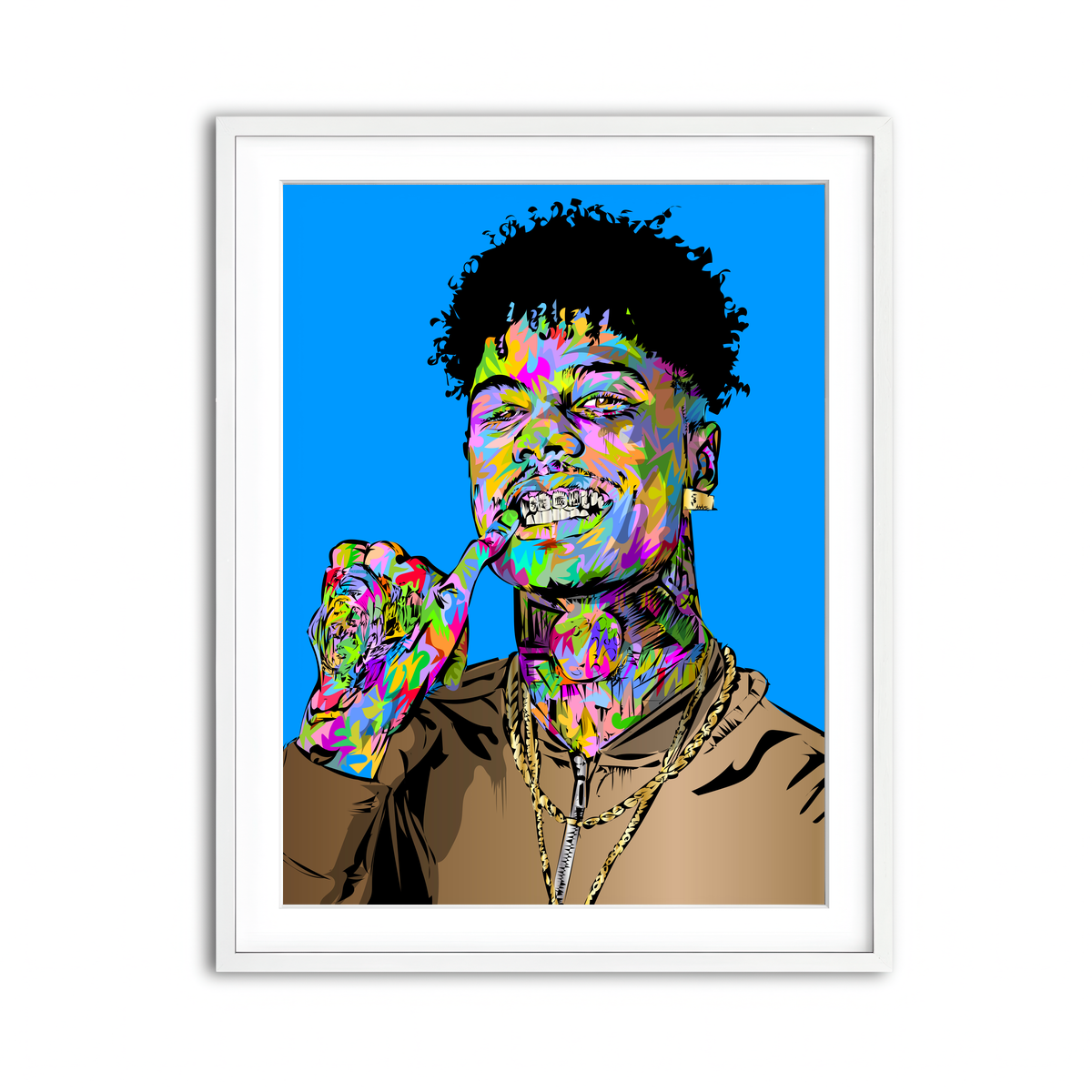 Framed Print 3x4 White