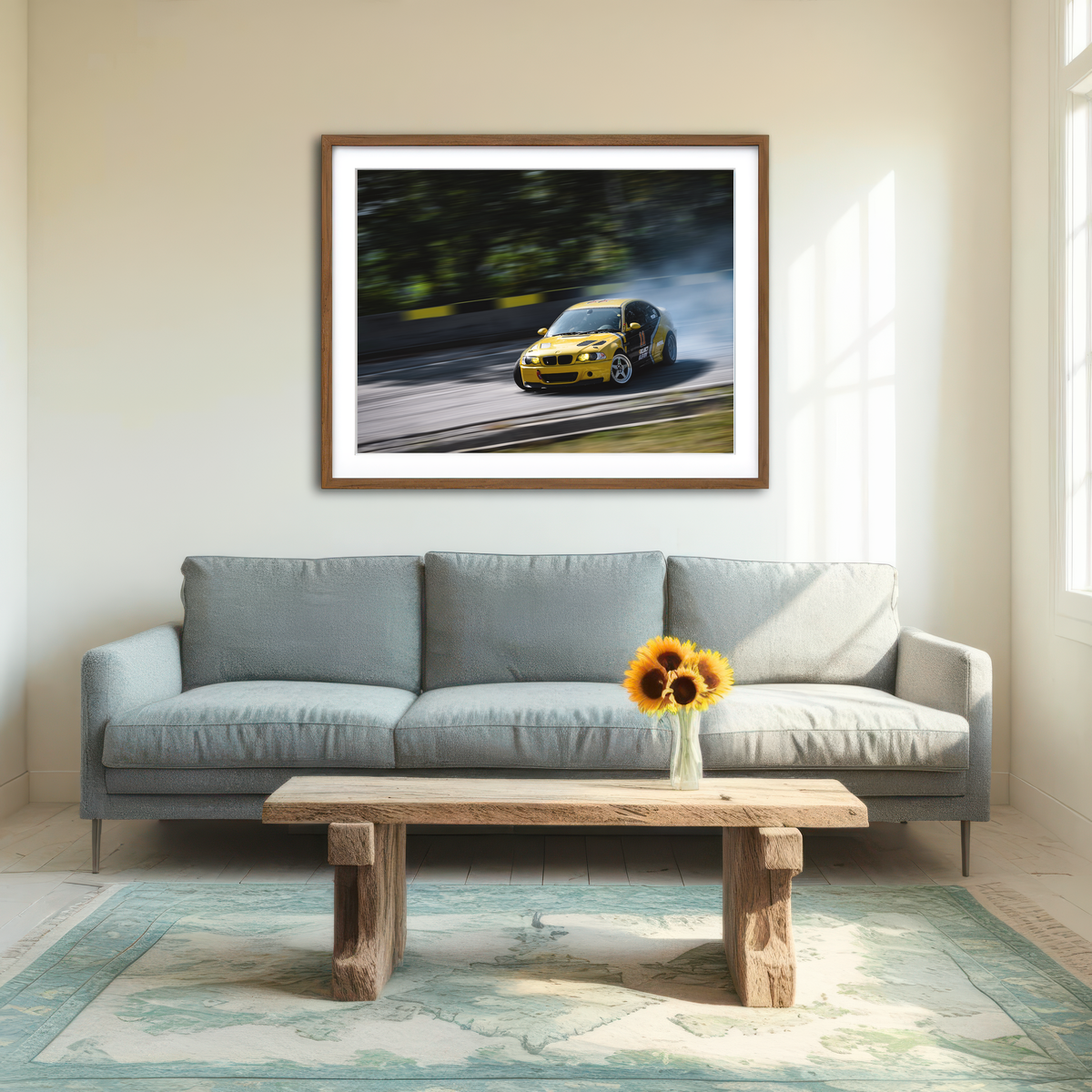 AUTO-MOCKUP ROOM | BMW Racing Wall Art