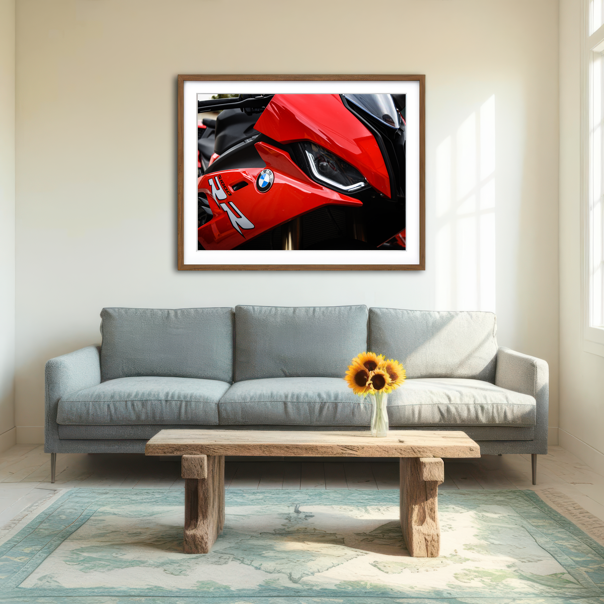 AUTO-MOCKUP ROOM | BMW S1000 Wall Art