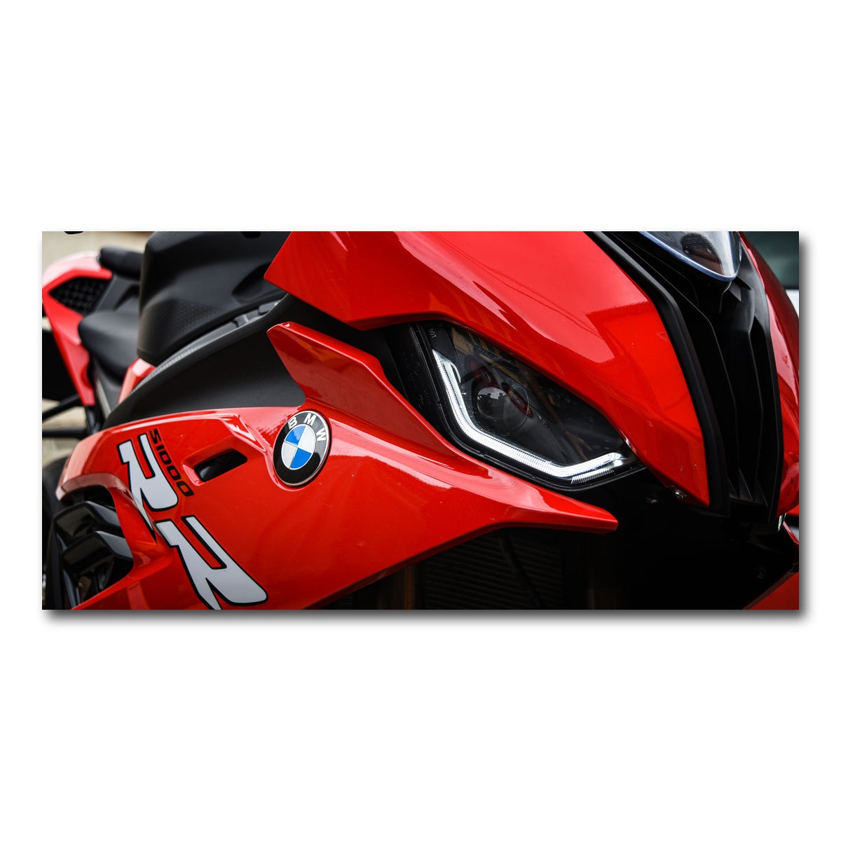 AUTO-MOCKUP WHITE | BMW S1000 | 1 Piece | Gallery Wrap Canvas | group=2x1