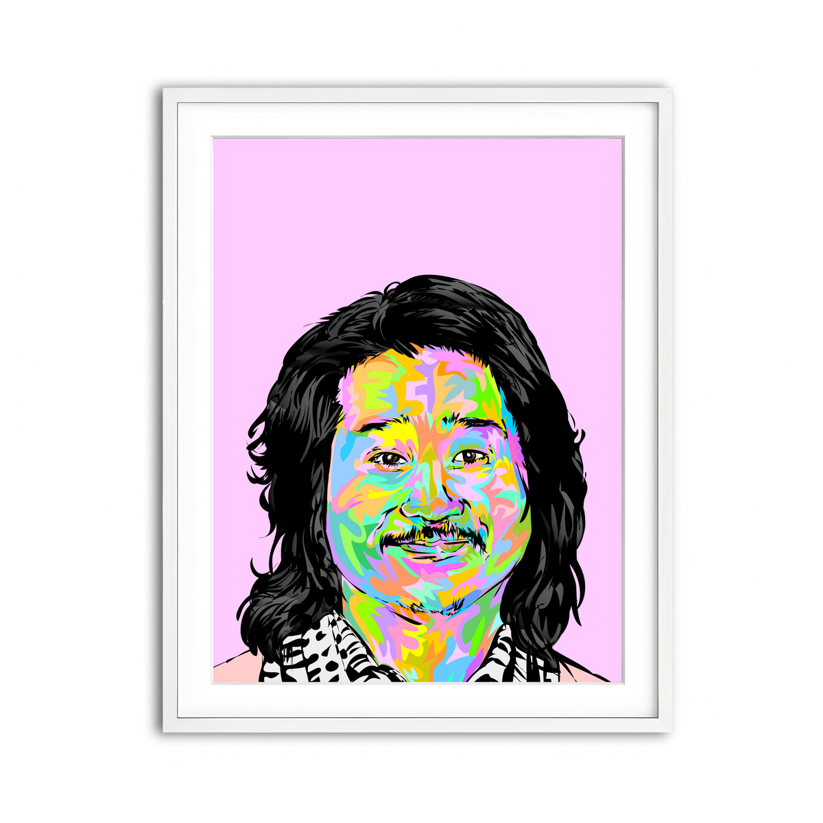 Framed Print 3x4 White