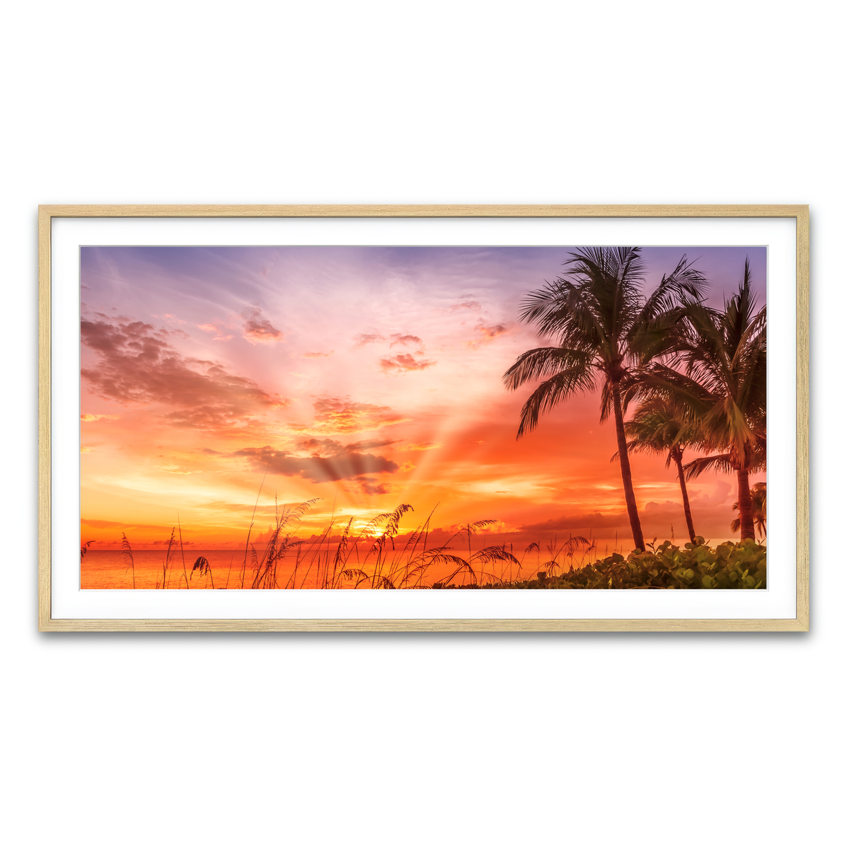 Framed Print 2x1 Natural