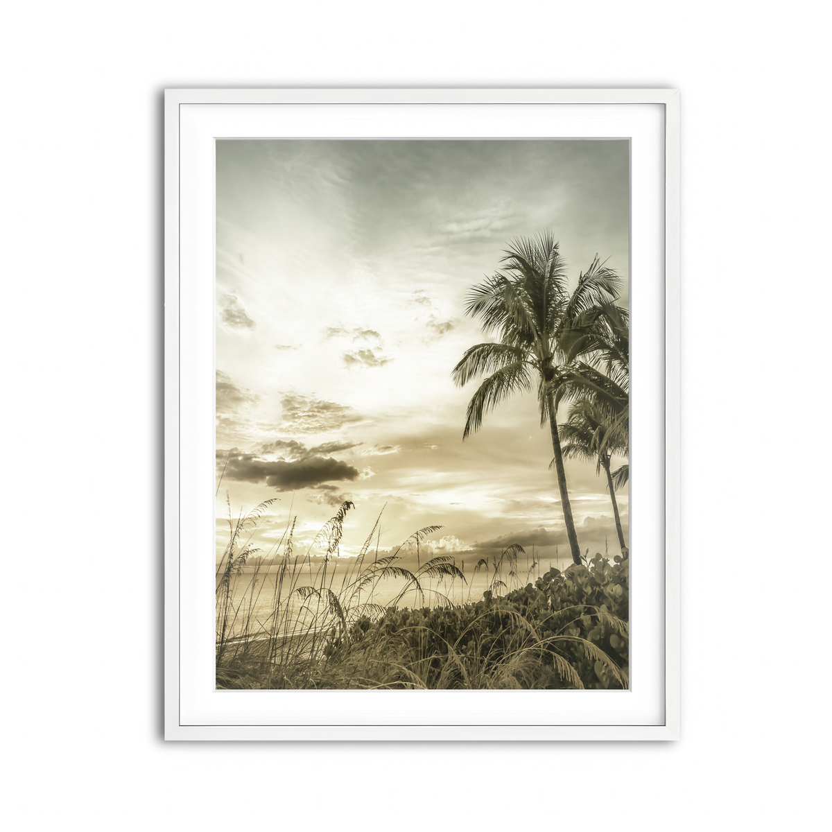 Framed Print 3x4 White