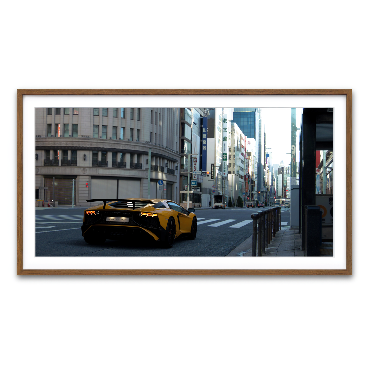 Framed Print 2x1 Walnut