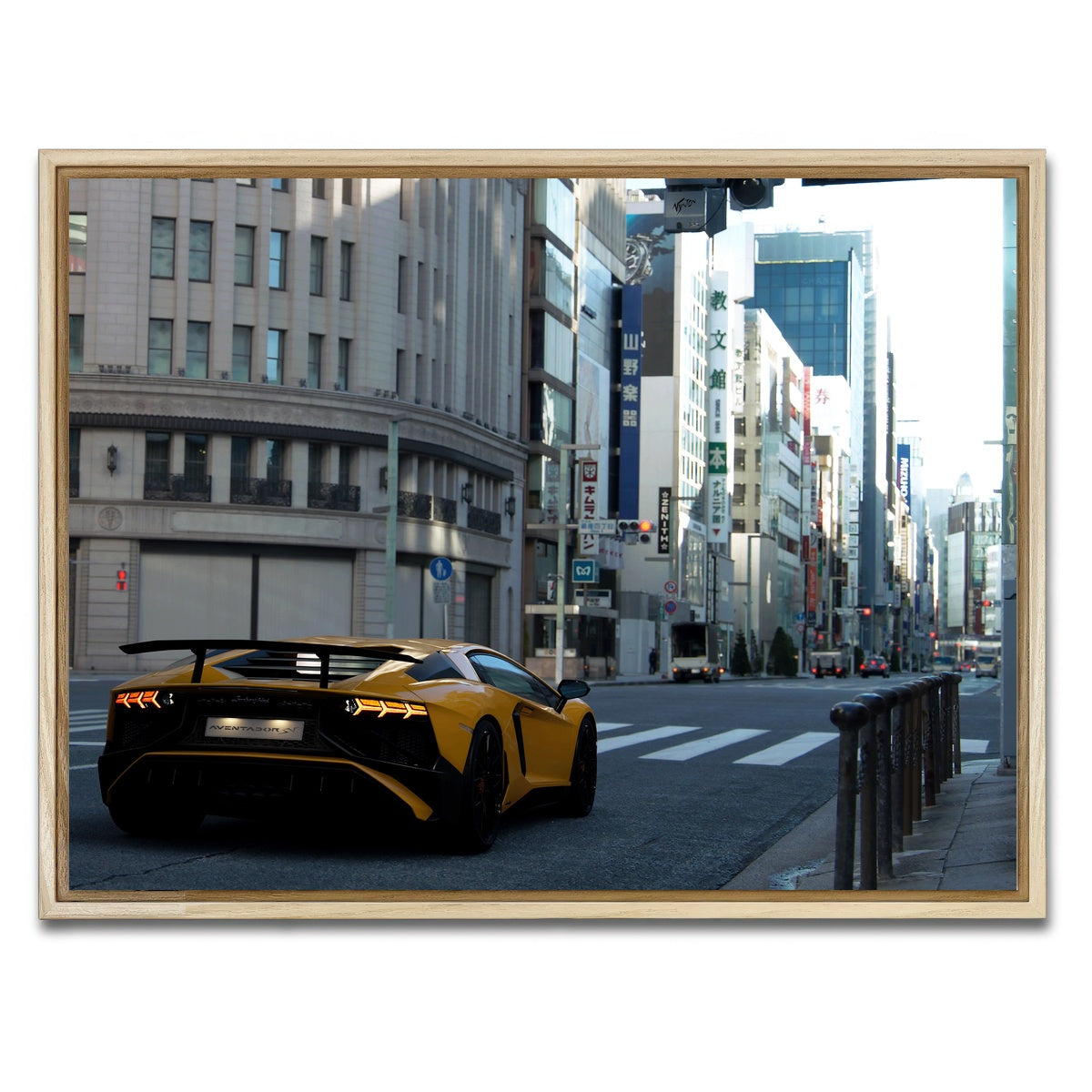 AUTO-MOCKUP WHITE | BOSS FIGHT | 1 Piece | Natural Framed Canvas | group=4x3