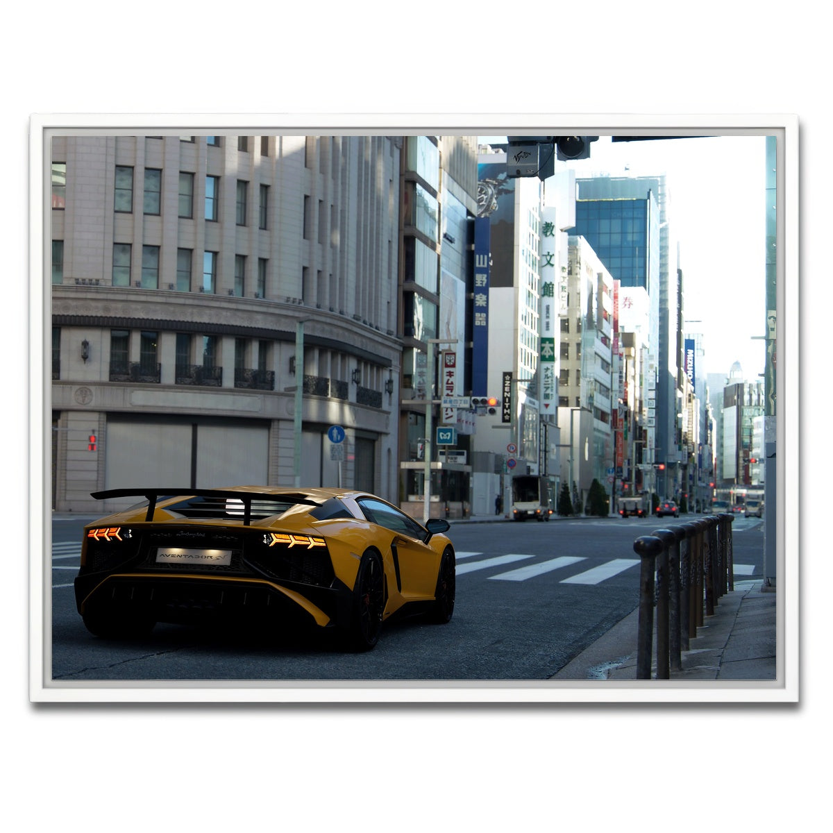 AUTO-MOCKUP WHITE | BOSS FIGHT | 1 Piece | White Framed Canvas | group=4x3