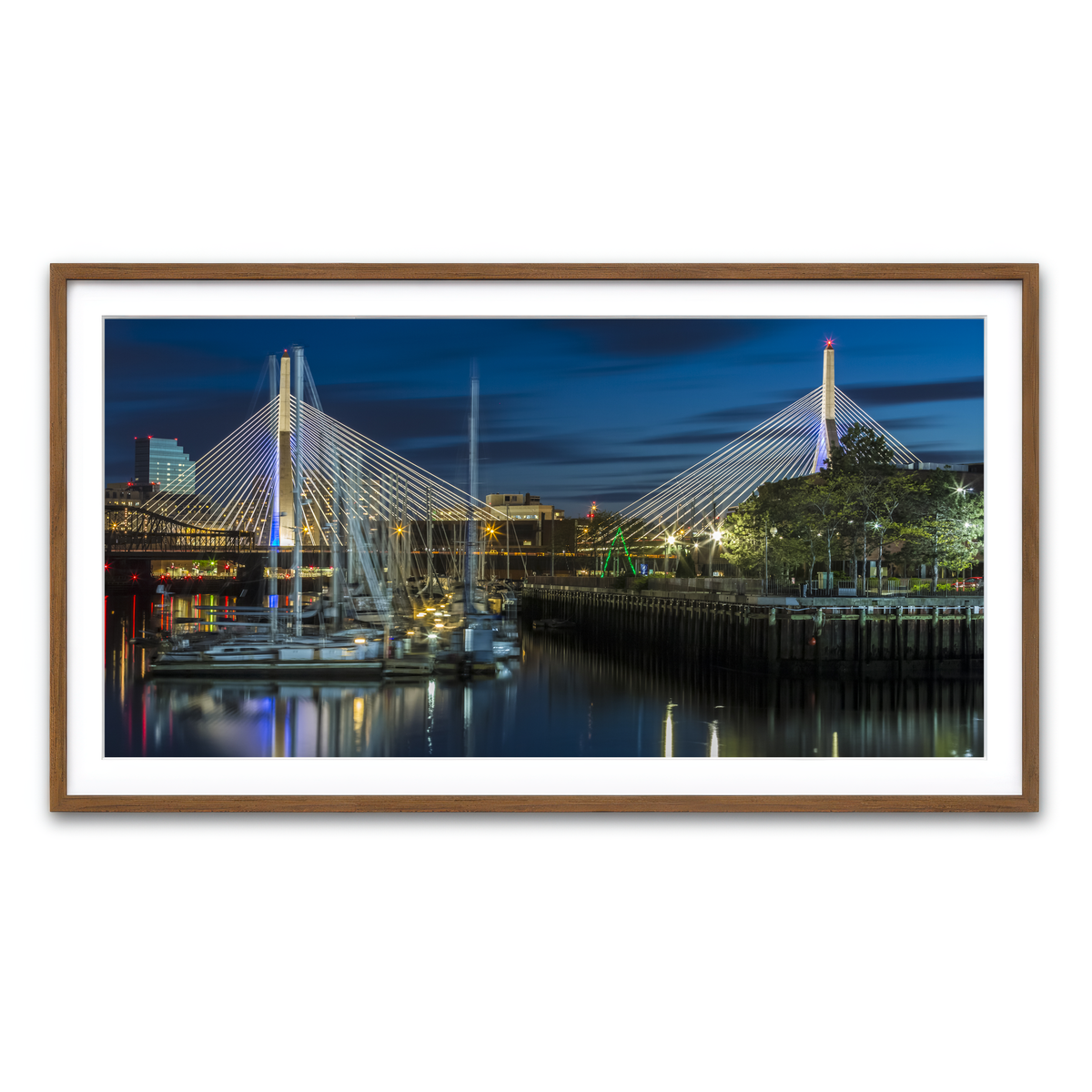 Framed Print 2x1 Walnut