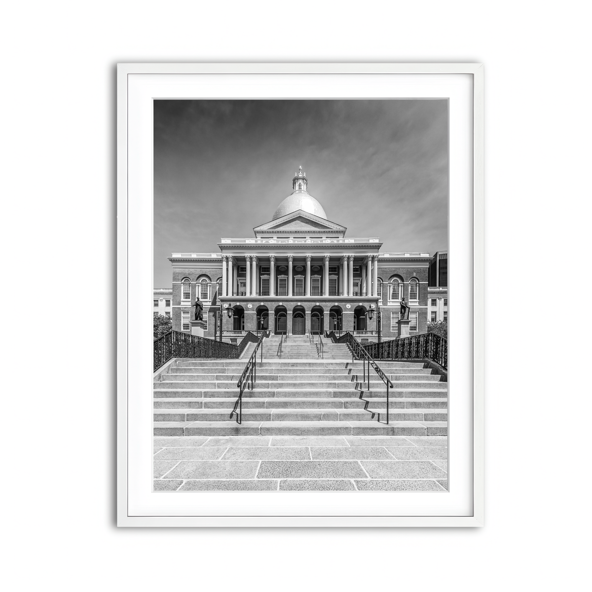 Framed Print 3x4 White