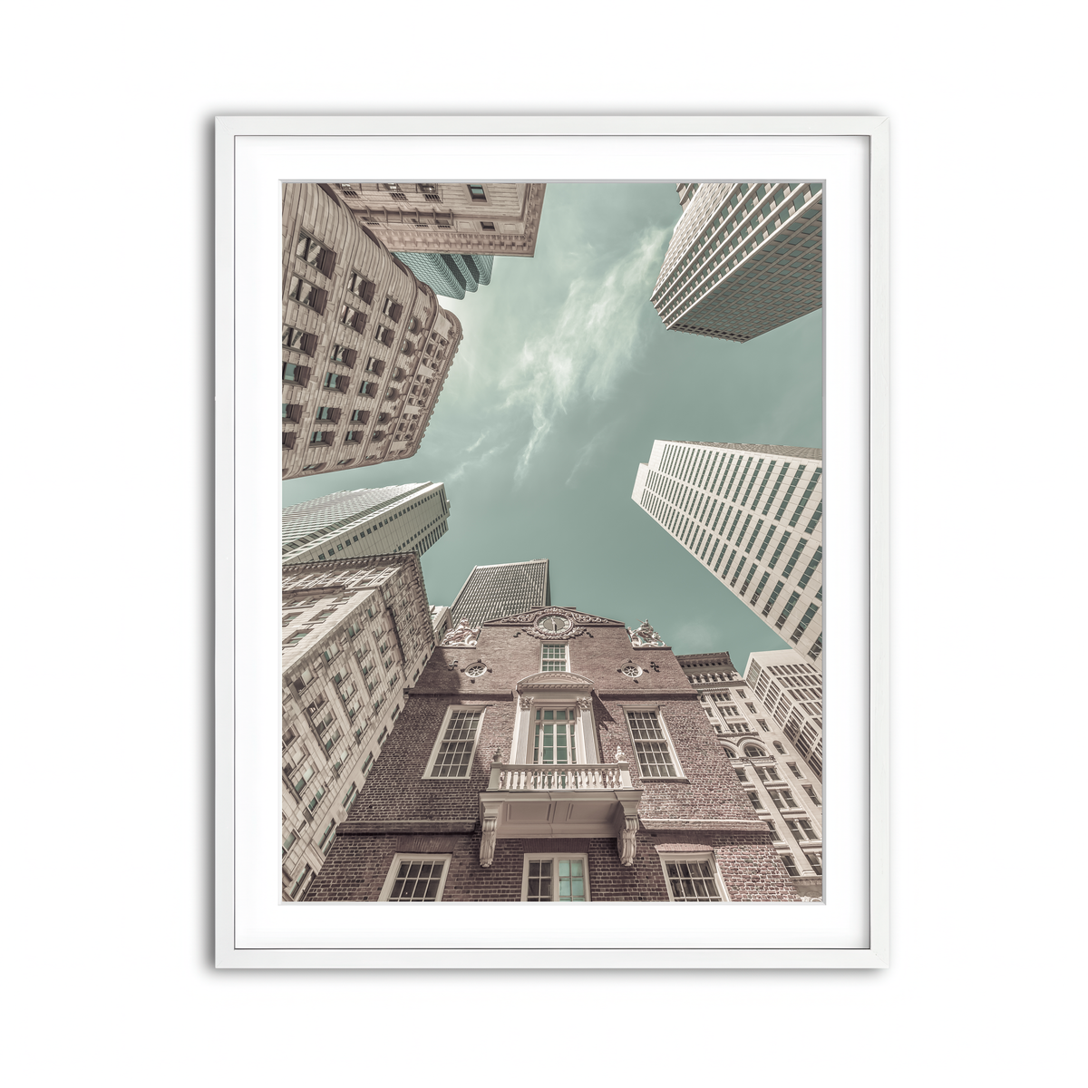 Framed Print 3x4 White