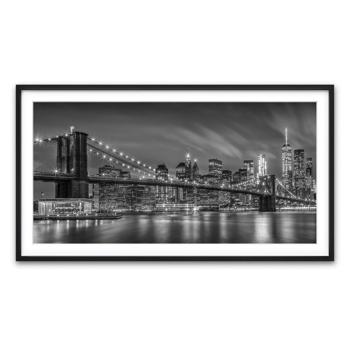 Framed Print 2x1 Black